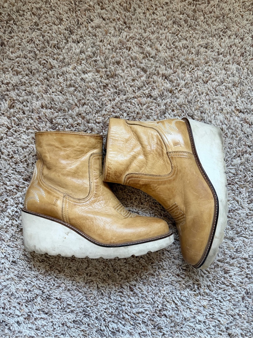 Music City Wedge Ankle Boots